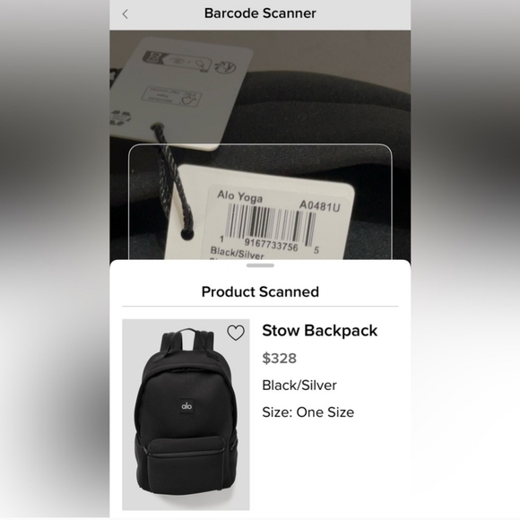 ALO Yoga Classic Black Backpack. NWT. - Picture 13 of 13